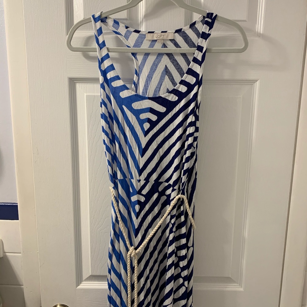 Belted maxi dress